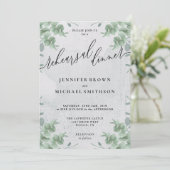 Eucalyptus Groene Waterverf Probediner Kaart (Staand voorkant)
