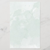 Eucalyptus groene waterverf Weddenschap (Achterkant)