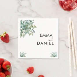 eucalyptus groene wedding servet