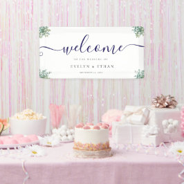 eucalyptus groene wedding spandoek