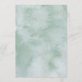 Eucalyptus Groenen Huwelijk Welkom Reisbrief Programmakaart (Achterkant)