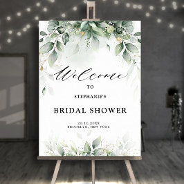 Eucalyptus Groenery Bruiloft Welcome Poster