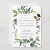 Eucalyptus Grove Bridal Shower-uitnodiging Kaart (Voorkant)