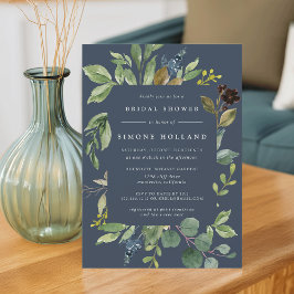 Eucalyptus Grove Bridal Shower-uitnodiging Kaart