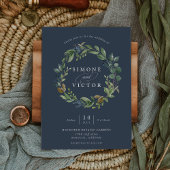 Eucalyptus Grove krans bruiloft uitnodiging