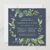 Eucalyptus Grove Rehearsal Dinner Invitation Kaart (Voorkant)