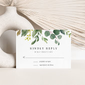Eucalyptus Grove RSVP-kaart RSVP Kaartje