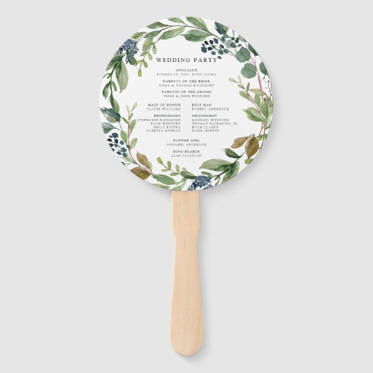 Eucalyptus Grove Trouwprogramma Handwaaier