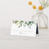 Eucalyptus Grove Wedding Plaatskaartje (Voorkant)