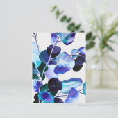 Eucalyptus Gum leest waterverf kunst Briefkaart (Staand voorkant)