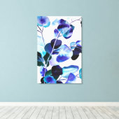 Eucalyptus Gum leest waterverf kunst Canvas Afdruk (Insitu (Houten vloer))