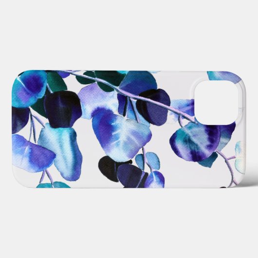 Eucalyptus Gum leest waterverf kunst Case-Mate iPhone Case (Achterkant (horizontaal))