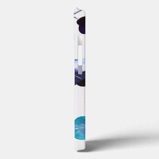 Eucalyptus Gum leest waterverf kunst Case-Mate iPhone Case (Achterkant / Links)