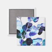 Eucalyptus Gum leest waterverf kunst Magneet (Voorkant / Achterkant)