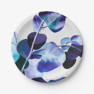 Eucalyptus Gum leest waterverf kunst Papieren Bordje