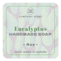 Eucalyptus Handmade Soap Square Sticker