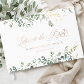 Eucalyptus Handschrift Bruidsfeest Gastenboek