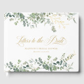 Eucalyptus handschrift Vrijgezellenfeest Gastenboek (Voorkant)