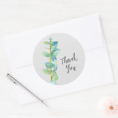 Eucalyptus Hartelijk dank voor uw geweldige bedrij Ronde Sticker (Envelop)
