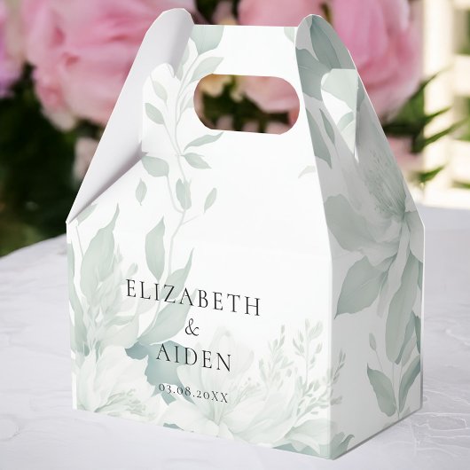 Eucalyptus, helder, bruiloft doos bedankdoosjes