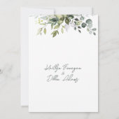 Eucalyptus Herbal Herhorsmakreel Binnenste Uitnodi Kaart (Achterkant)