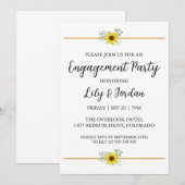 Eucalyptus herfst verlovingsfeest uitnodigingen (Voorkant / Achterkant)