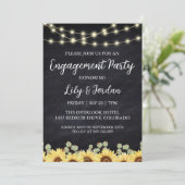 Eucalyptus herfst verlovingsfeest uitnodigingen (Staand voorkant)