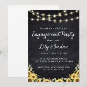 Eucalyptus herfst verlovingsfeest uitnodigingen (Voorkant / Achterkant)