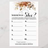 Eucalyptus Herfst Waar was haar Vrijgezellenfeest? Flyer (Voorkant)