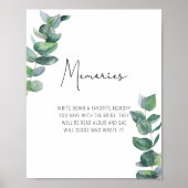 Eucalyptus - Herinneringen met de bruid poster (Voorkant)