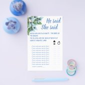 EUCALYPTUS HIJ ZEI DAT ZIJ HAD GEZEGD DAT SCHOUWER FLYER (Enkel)