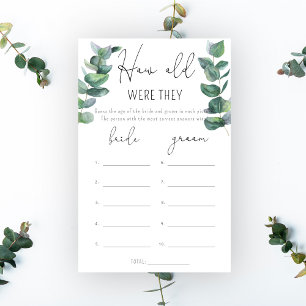 Eucalyptus Hoe oud waren de bruidspellen?