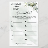 Eucalyptus Hoe oud was ze toen ze tweetalige spell (Achterkant)