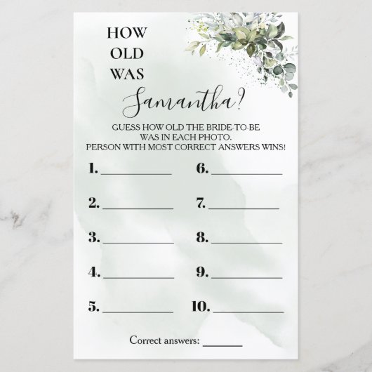 Eucalyptus Hoe oud was ze toen ze tweetalige spell (Voorkant)