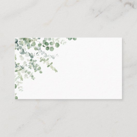 Eucalyptus Hoeveel Kissers tonen een gamekaart Plaatskaartje (Achterkant)