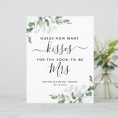 Eucalyptus Hoeveel Kisses Vrijgezellenfeest ondert (Staand voorkant)