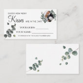 Eucalyptus Hoeveel kussen Vrijgezellenfeest kaarts Plaatskaartje (Voorkant / Achterkant)