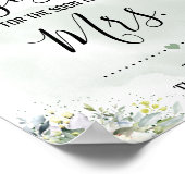 Eucalyptus Hoeveel kussens voor binnenkort tekenen Poster (Hoek)