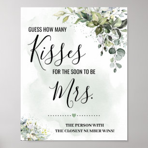 Eucalyptus Hoeveel kussens voor binnenkort tekenen Poster