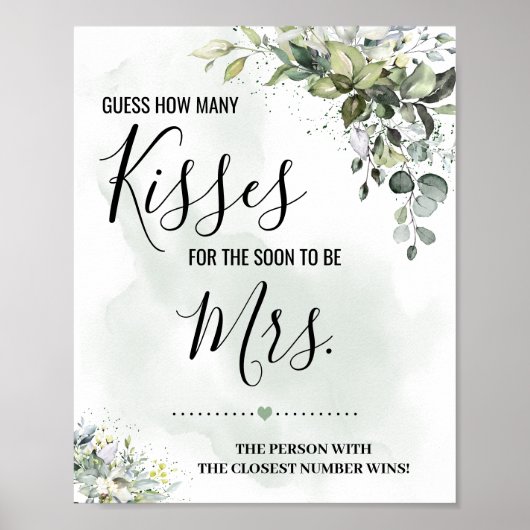 Eucalyptus Hoeveel kussens voor binnenkort tekenen Poster (Voorkant)