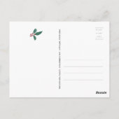 Eucalyptus Holly Jeneverbes ingelijste foto vakant Briefkaart (Achterkant)