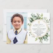 Eucalyptus holy communion, groene moderne foto kaart (Voorkant)