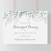 Eucalyptus Horizontale repetitie Welkomstwoord Poster