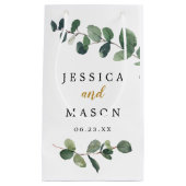 Eucalyptus Hotel Wedding Gift Bag Klein Cadeauzakje (Voorkant)