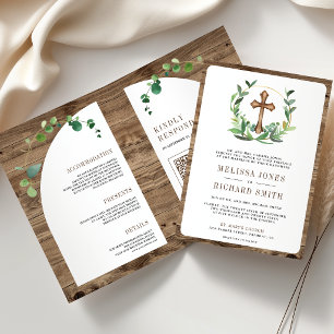 Eucalyptus Houten Kruis All in One Katholieke Brui