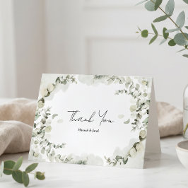 Eucalyptus Huwelijks Dankkaart Bedankkaart