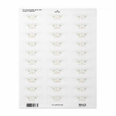 Eucalyptus Huwelijks Retouradres Label (Full Sheet)
