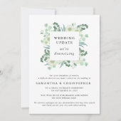 Eucalyptus Huwelijksfeest Afbouw Update Aankondiging (Voorkant)