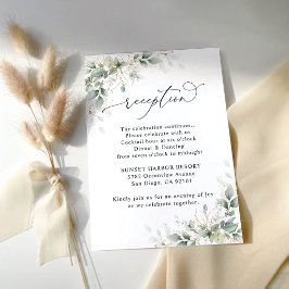 Eucalyptus Huwelijksreceptie Enclosure Kaarten RSVP Kaartje