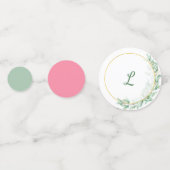 Eucalyptus-huwelijkstafelconfetti Confetti (Voorkanten)